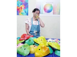 Vẽ trang trí mặt nạ 